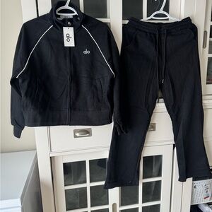 Black Tracksuit Set
